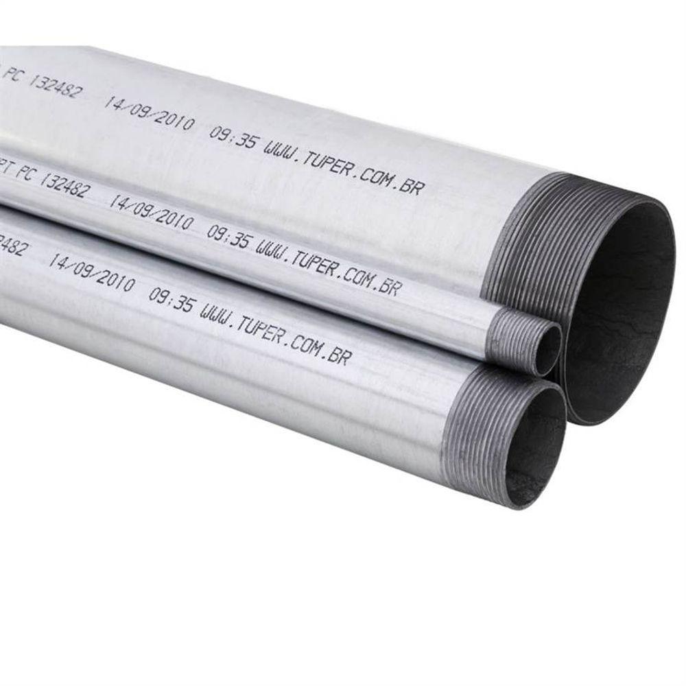 TUBO GALV. PES. 3"X(3.35mmX43,73kgx37At) Bras