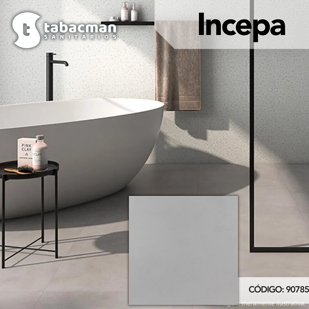 M2 Porc. Incepa Pro Cement GP 60x60 Ret 64270028A (2,16m2x6u)